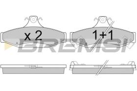 BREMSI BP2956 - PASTIGLIE FRENO - BRAKE PADS