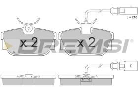 BREMSI BP2957 - PASTIGLIE FRENO - BRAKE PADS