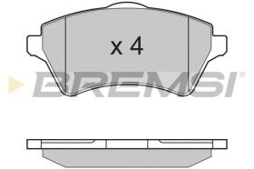 BREMSI BP2960 - PASTIGLIE FRENO - BRAKE PADS