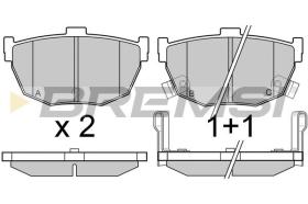 BREMSI BP2967 - PASTIGLIE FRENO - BRAKE PADS