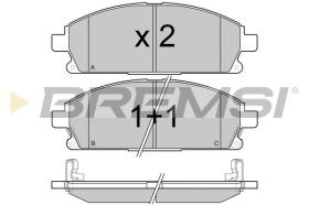 BREMSI BP2968 - PASTIGLIE FRENO - BRAKE PADS
