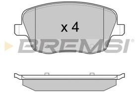 BREMSI BP2973 - PASTIGLIE FRENO - BRAKE PADS