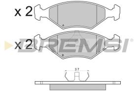 BREMSI BP2977 - PASTIGLIE FRENO - BRAKE PADS