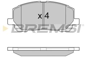 BREMSI BP2989 - PASTIGLIE FRENO - BRAKE PADS