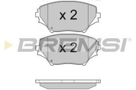 BREMSI BP2993 - PASTIGLIE FRENO - BRAKE PADS