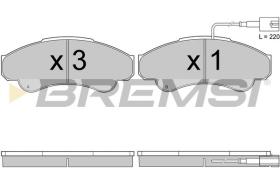 BREMSI BP2998 - PASTIGLIE FRENO - BRAKE PADS