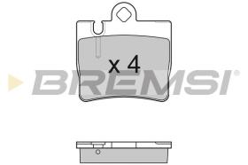 BREMSI BP2999 - PASTIGLIE FRENO - BRAKE PADS