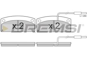 BREMSI BP3002 - PASTIGLIE FRENO - BRAKE PADS
