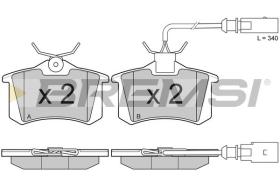 BREMSI BP3006 - PASTIGLIE FRENO - BRAKE PADS
