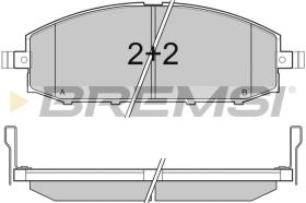 BREMSI BP3007 - PASTIGLIE FRENO - BRAKE PADS