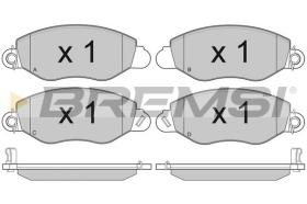BREMSI BP3010 - PASTIGLIE FRENO - BRAKE PADS