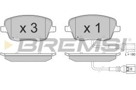 BREMSI BP3013 - PASTIGLIE FRENO - BRAKE PADS