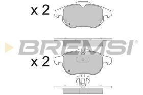 BREMSI BP3014 - JUEGO PASTILLAS DE FRENO BREMSI