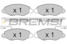 BREMSI BP3016 - PASTIGLIE FRENO - BRAKE PADS