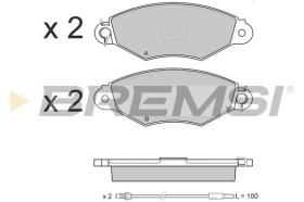 BREMSI BP3019 - PASTIGLIE FRENO - BRAKE PADS