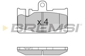 BREMSI BP3022 - PASTIGLIE FRENO - BRAKE PADS
