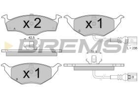 BREMSI BP3031 - PASTIGLIE FRENO - BRAKE PADS