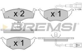 BREMSI BP3032 - PASTIGLIE FRENO - BRAKE PADS