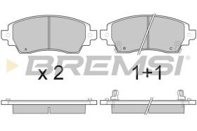 BREMSI BP3053 - PASTIGLIE FRENO - BRAKE PADS