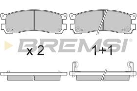 BREMSI BP3054 - PASTIGLIE FRENO - BRAKE PADS