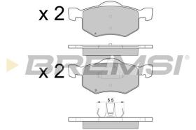 BREMSI BP3058 - PASTIGLIE FRENO - BRAKE PADS