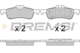 BREMSI BP3075 - PASTIGLIE FRENO - BRAKE PADS