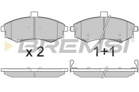 BREMSI BP3079 - PASTIGLIE FRENO - BRAKE PADS