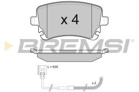 BREMSI BP3087 - PASTIGLIE FRENO - BRAKE PADS