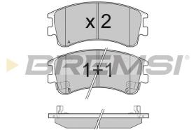 BREMSI BP3089 - PASTIGLIE FRENO - BRAKE PADS