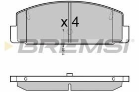 BREMSI BP3090 - PASTIGLIE FRENO - BRAKE PADS