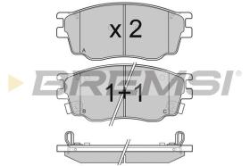 BREMSI BP3092 - PASTIGLIE FRENO - BRAKE PADS