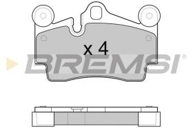 BREMSI BP3097 - PASTIGLIE FRENO - BRAKE PADS