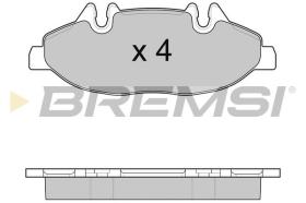 BREMSI BP3100 - JUEGO PASTILLAS DE FRENO BREMSI