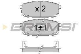 BREMSI BP3105 - PASTIGLIE FRENO - BRAKE PADS