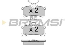 BREMSI BP3107 - PASTIGLIE FRENO - BRAKE PADS