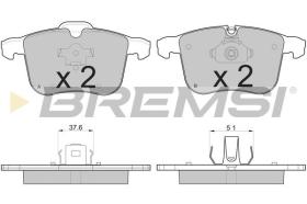 BREMSI BP3109 - PASTIGLIE FRENO - BRAKE PADS