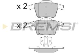BREMSI BP3110 - PASTIGLIE FRENO - BRAKE PADS