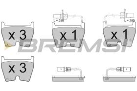 BREMSI BP3114 - PASTIGLIE FRENO - BRAKE PADS