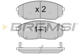 BREMSI BP3116 - PASTIGLIE FRENO - BRAKE PADS