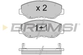 BREMSI BP3117 - PASTIGLIE FRENO - BRAKE PADS