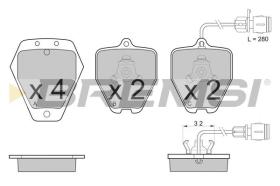 BREMSI BP3118 - PASTIGLIE FRENO - BRAKE PADS