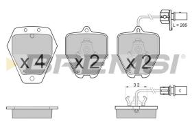 BREMSI BP3119 - PASTIGLIE FRENO - BRAKE PADS
