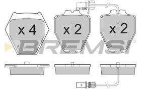 BREMSI BP3121 - PASTIGLIE FRENO - BRAKE PADS