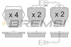 BREMSI BP3122 - PASTIGLIE FRENO - BRAKE PADS