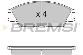 BREMSI BP3124 - PASTIGLIE FRENO - BRAKE PADS