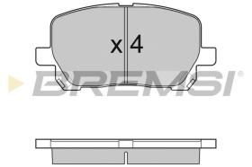 BREMSI BP3127 - PASTIGLIE FRENO - BRAKE PADS