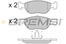 BREMSI BP3131 - PASTIGLIE FRENO - BRAKE PADS