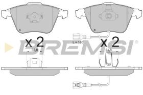 BREMSI BP3136 - PASTIGLIE FRENO - BRAKE PADS