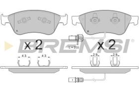 BREMSI BP3137 - PASTIGLIE FRENO - BRAKE PADS