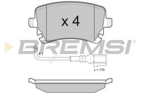 BREMSI BP3140 - PASTIGLIE FRENO - BRAKE PADS
